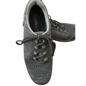 Womens Orthofeet 716 Palma Stretch Grey Knit Orthopedic Comfort Shoes Sz 9